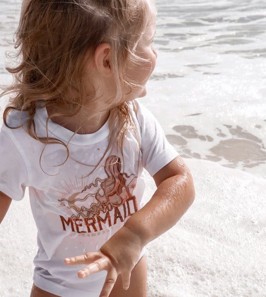 Mermaid (dark lettering) kids T-shirt