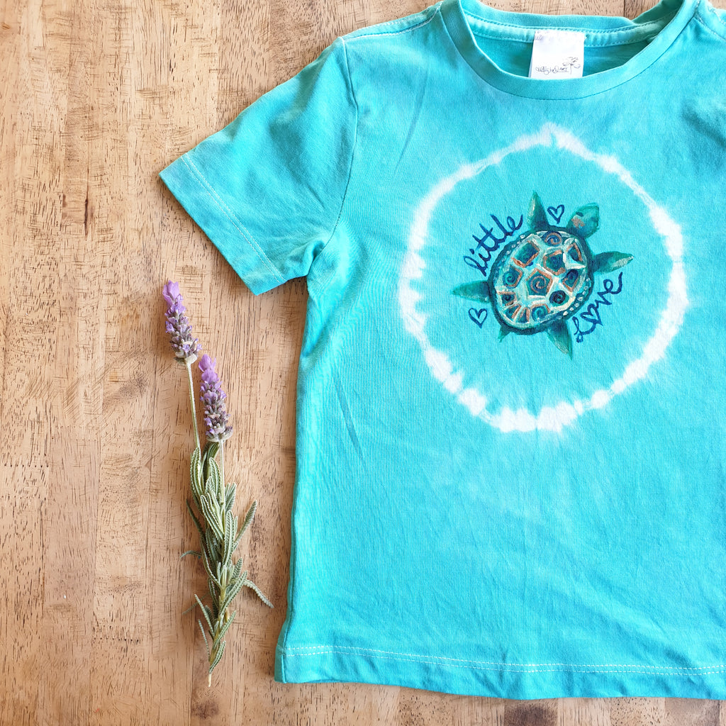Little Love (Turtle) T-shirt - hand painted
