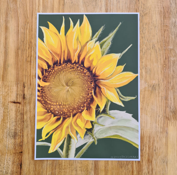 "Sunflower Love" - Archival Glicee Artist Print