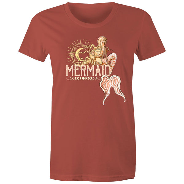 Mermaid Dreams (warm) lots of colours- Women's Maple Tee