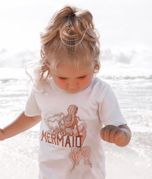 Mermaid (dark lettering) kids T-shirt