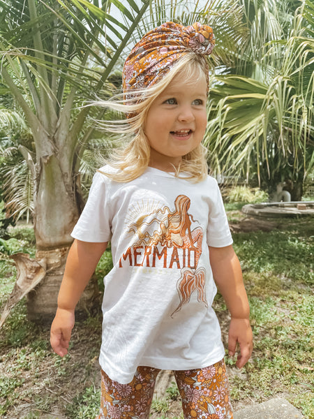 Mermaid (dark lettering) kids T-shirt