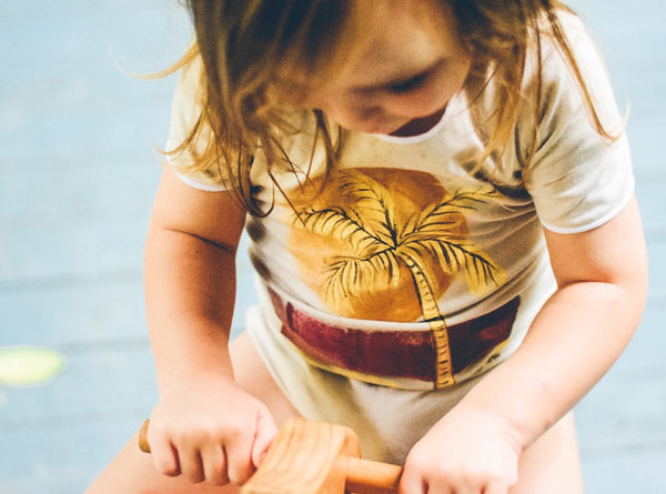 Sunset Palms Onesie
