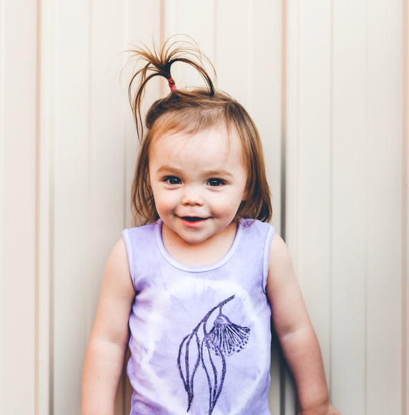 Blossom Block Print Onesie
