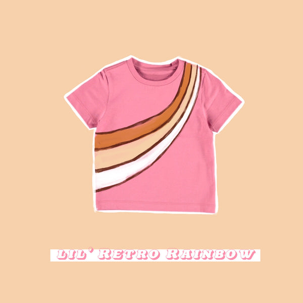 Lil’ Retro Rainbow Kids Tshirt