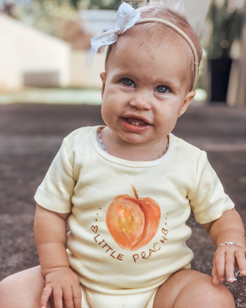 Little Peach Onesie