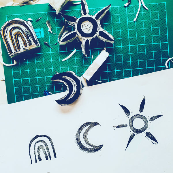 Stamp Onesie (rainbow,sun,moon/sunflower stamp/stand together palms/starsigns