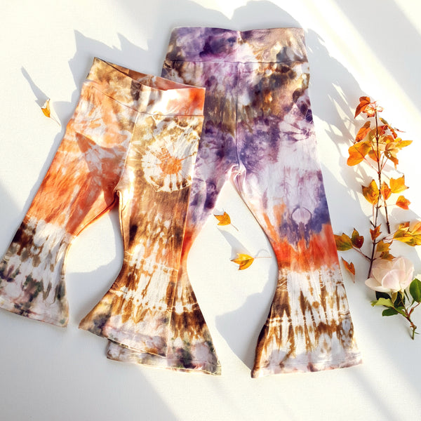 Handmade Tie Dye Flares - baby and kids - PRE ORDER