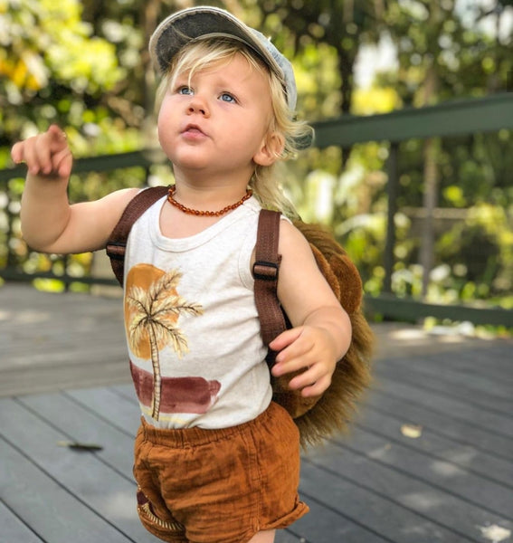 Sunset Palms Onesie