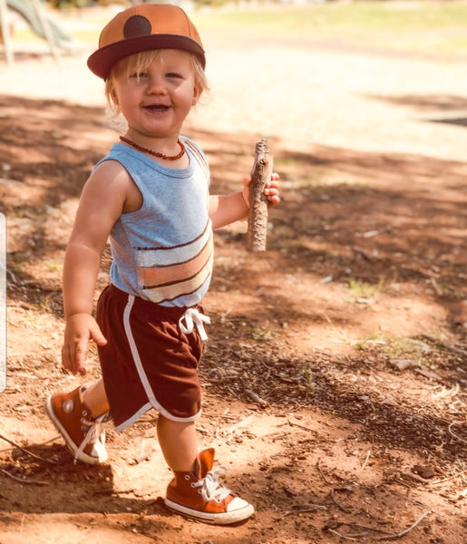 Lil’ Retro Rainbow Onesie