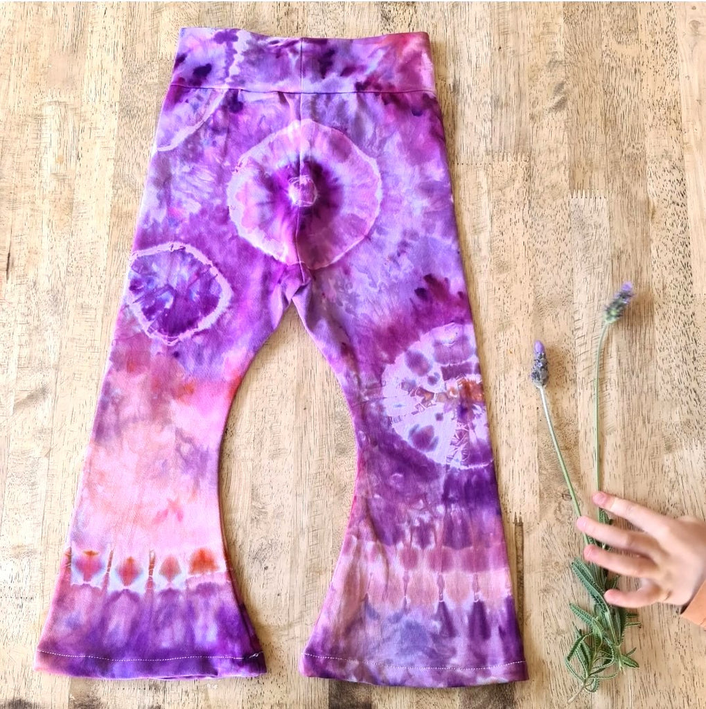 Handmade Tie Dye Flares - baby and kids - PRE ORDER
